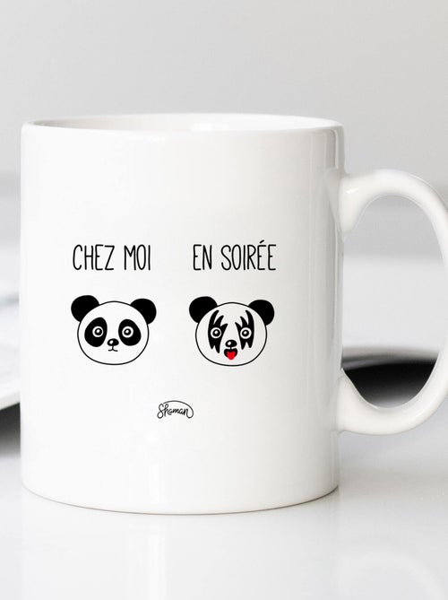 Mug CHEZ MOI / EN SOIRÉE - Kiabi