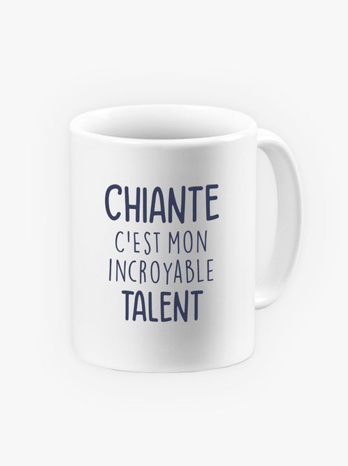 Mug CHIANTE C'EST MON INCROYABLE TALENT - Kiabi