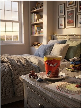 Mug conique Voiture Rouge Cars – 330 ml