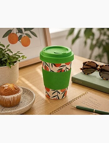 Mug de Voyage Agrumes 400 ml Motif fruité et coloré