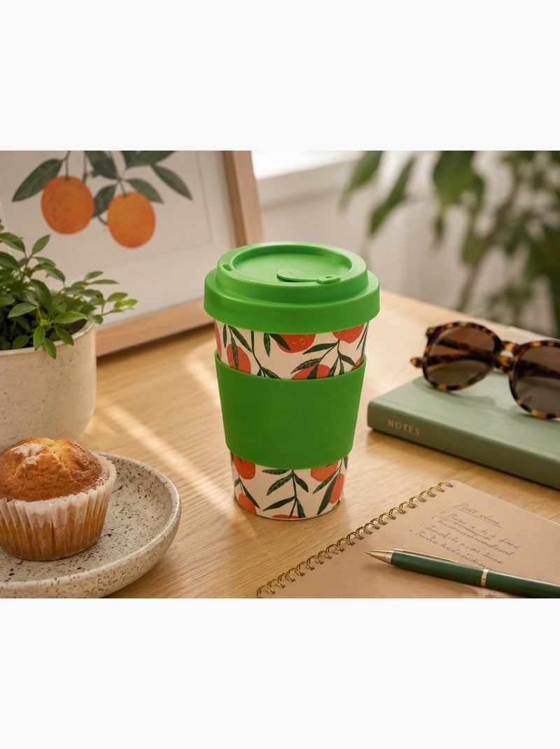 Mug de Voyage Agrumes 400 ml Motif fruité et coloré Orange - Kiabi