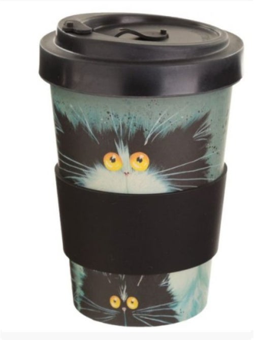 Mug de Voyage Chat Noir 400 ml Design original et amusant - Kiabi