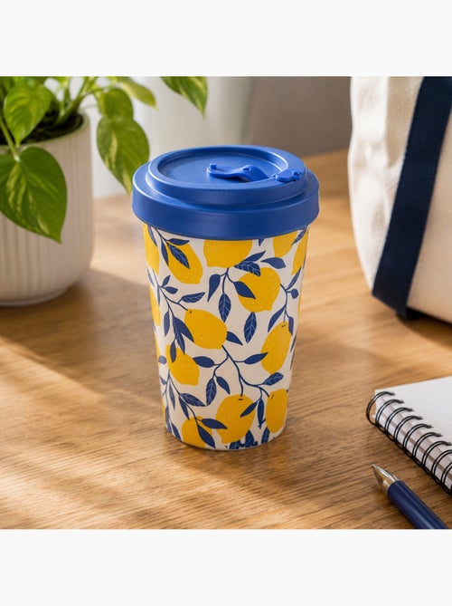 Mug de Voyage Citrons 400 ml  Motif méditerranéen - Kiabi