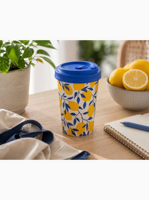 Mug de Voyage Citrons 400 ml  Motif méditerranéen - Kiabi