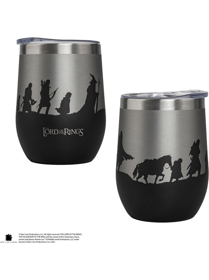 Mug de Voyage Isotherme Communauté de l'Anneau - Le Seigneur des Anneaux Argenté - Kiabi