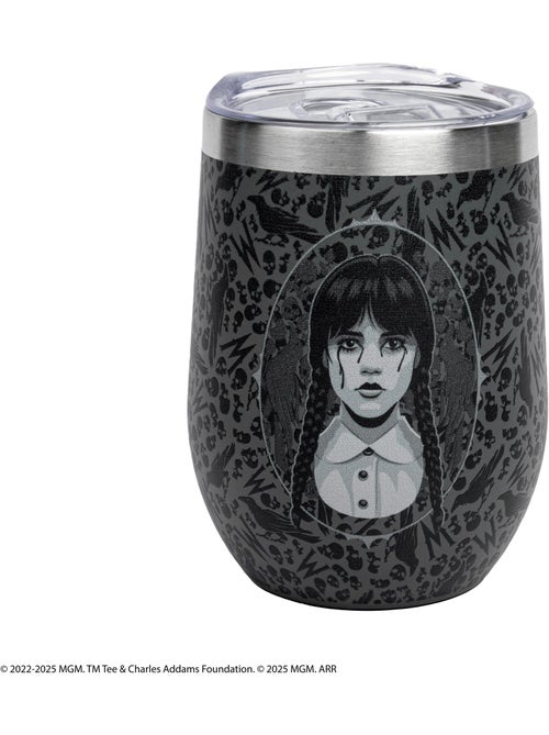 Mug de Voyage Isotherme Larmes Noires - Mercredi - Kiabi