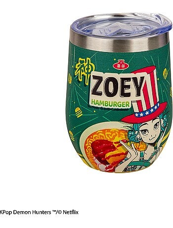 Mug de Voyage Isotherme Zoey Hamburger - KPop Demon Hunters