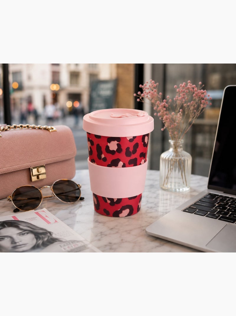 Mug de Voyage Léopard Rose 400 ml Style tendance Multicolore - Kiabi