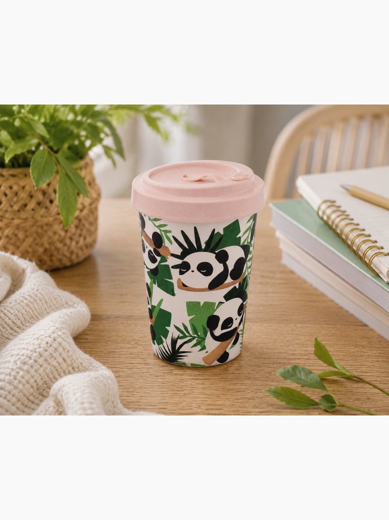 Mug de Voyage Panda Tropical 400 ml Style kawaii Multicolore - Kiabi
