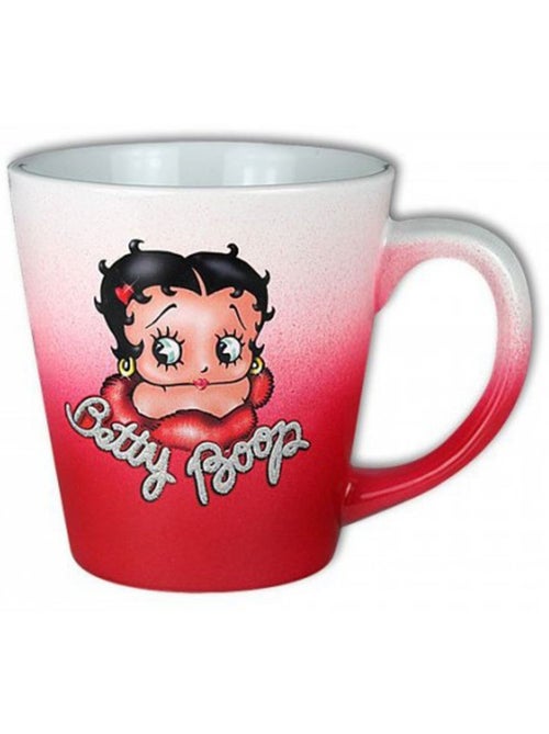 Mug décoratif à paillettes 'Betty Boop' en céramique – 10 cm – 320 ml - Kiabi