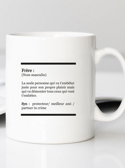 Mug DÉFINITION FRÈRE - Kiabi
