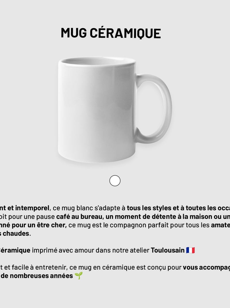 Mug DÉFINITION SŒUR Blanc - Kiabi