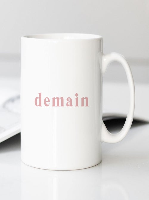 Mug DEMAIN ROSE - Kiabi