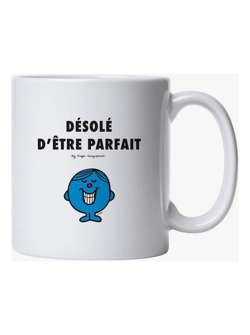 Mug DÉSOLÉ D'ÊTRE PARFAIT 2 Blanc - Kiabi