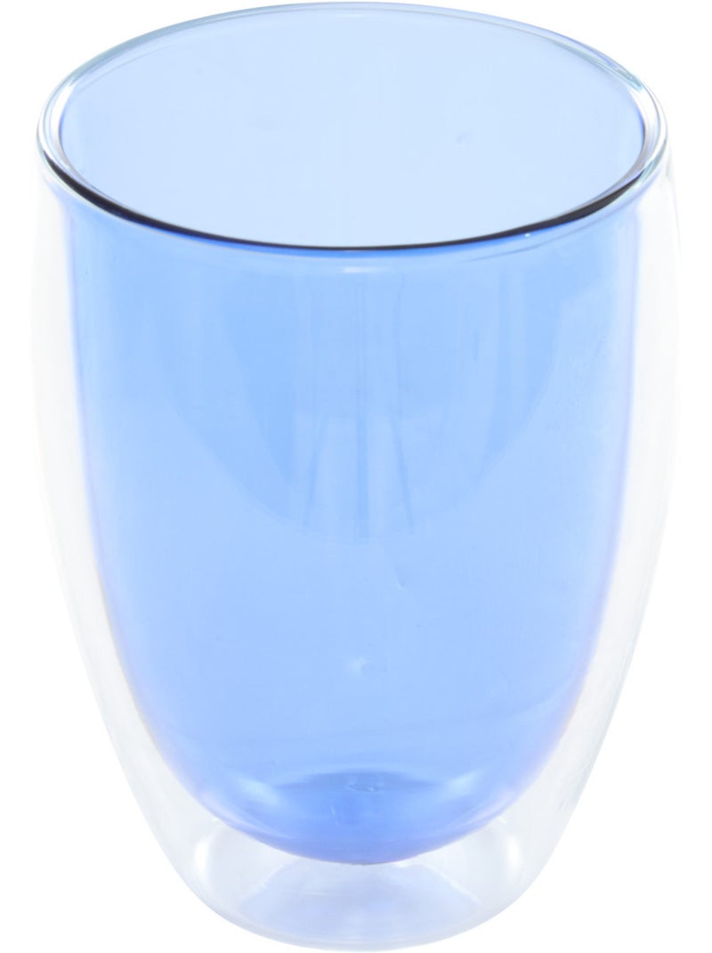 Mug double paroi en verre borosilicate 350 ml alex Blanc - Kiabi