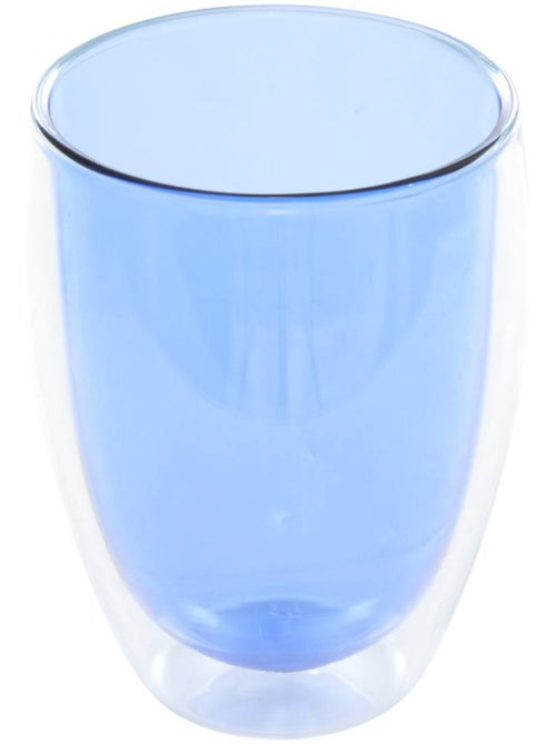 Mug double paroi en verre borosilicate 350 ml alex - Kiabi