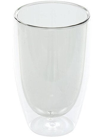 Mug double paroi en verre borosilicate 400 ml alex