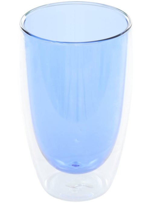Mug double paroi en verre borosilicate 400 ml alex - Kiabi