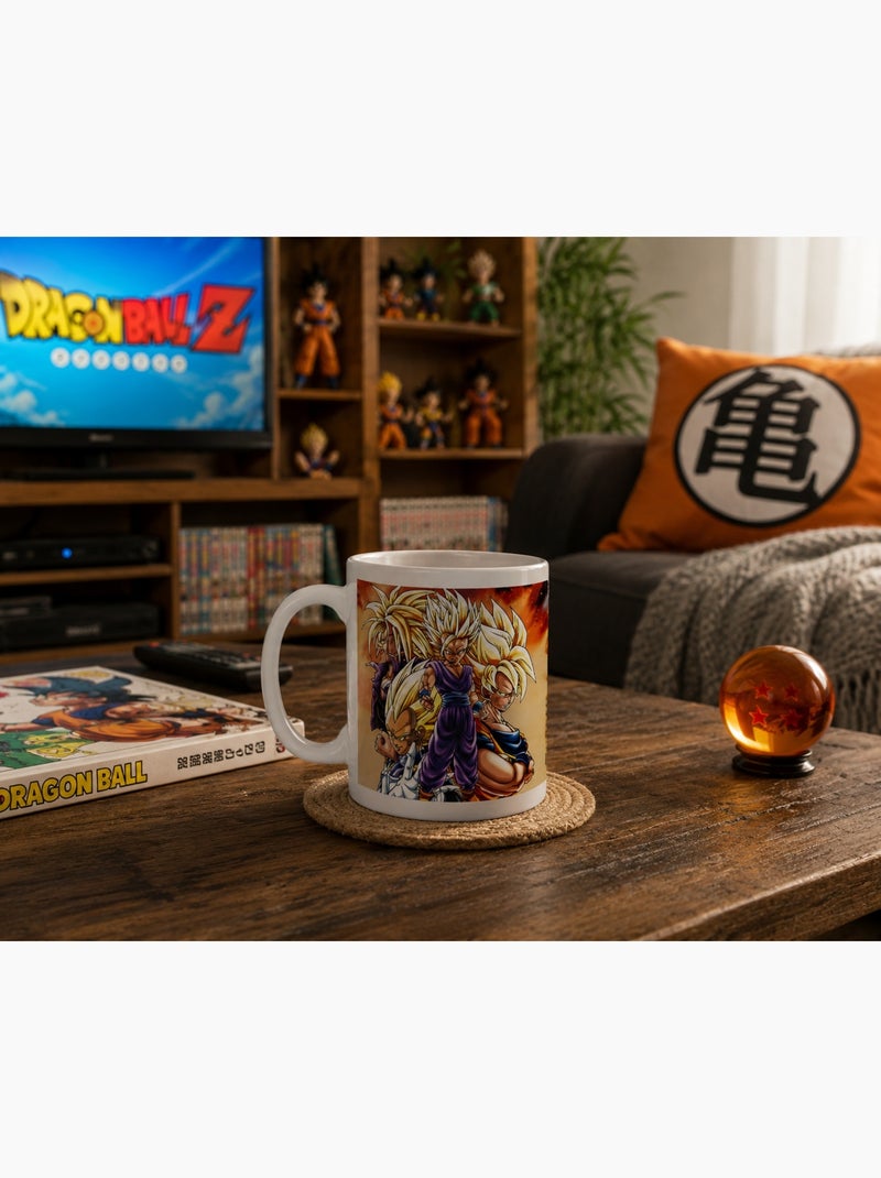 Mug Dragon Ball z 330 ml en céramique Jaune - Kiabi