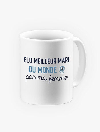 Mug ÉLU MEILLEUR MARI DU MONDE