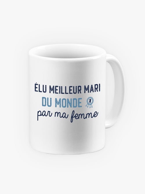 Mug ÉLU MEILLEUR MARI DU MONDE - Kiabi