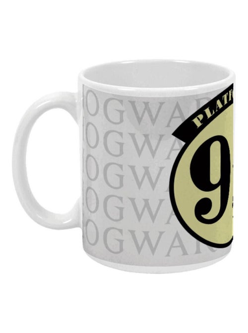 Mug en céramique- Logo Noir Harry Potter 9 3/4 - 350ml - Kiabi