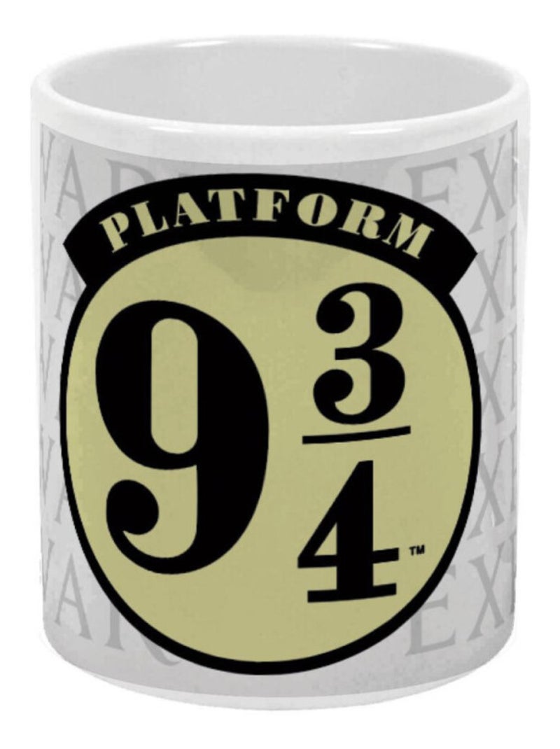 Mug en céramique- Logo Noir Harry Potter 9 3/4 - 350ml Bleu - Kiabi
