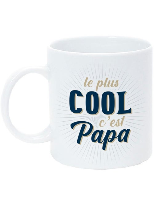 Mug en céramique 320 ml Papa Cool imprimé recto-verso - Kiabi