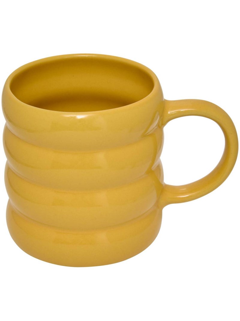 Mug en céramique arrondi 440 ml poolside Terracotta - Kiabi