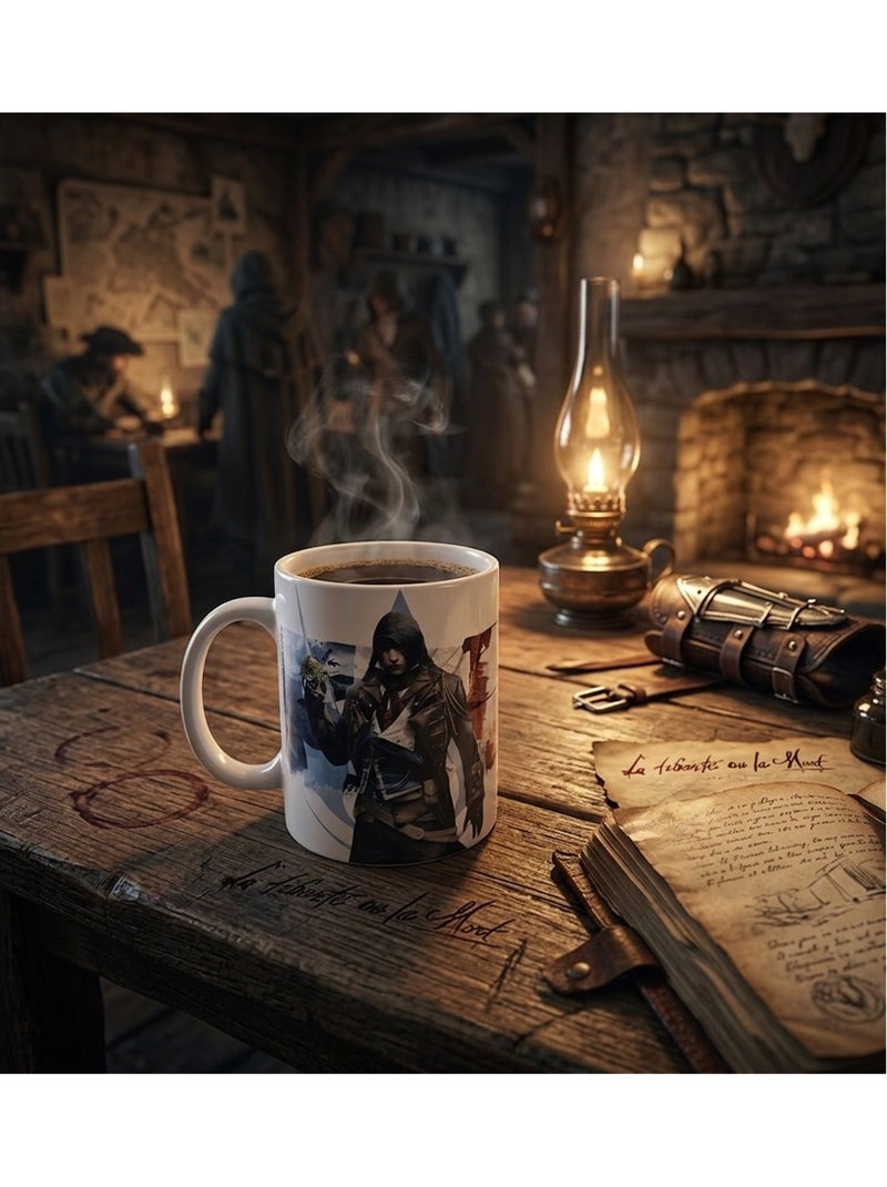 Mug en céramique Assassin's Creed Arno 320 ml Blanc - Kiabi