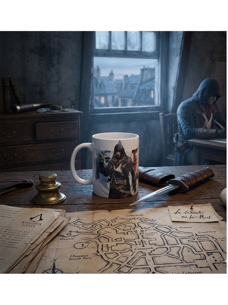 Mug en céramique Assassin's Creed Arno 320 ml Blanc - Kiabi