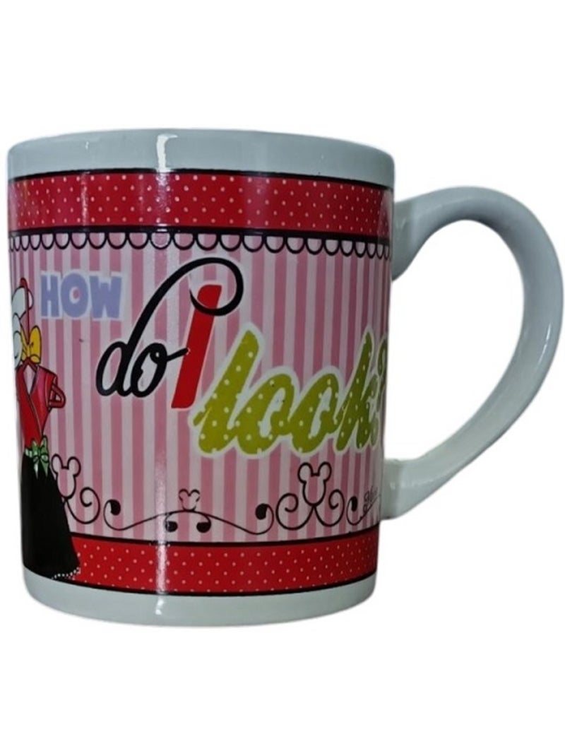 Mug en céramique décoré Minnie Mouse – 8 cm Rose - Kiabi