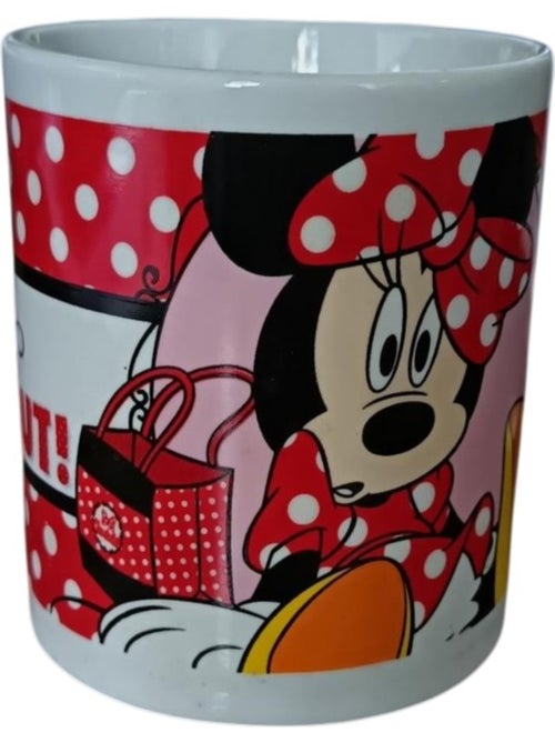 Mug en céramique décoré Minnie Mouse shopping 8 cm - Kiabi Mug en céramique décoré Minnie Mouse shopping 8 cm - Kiabi