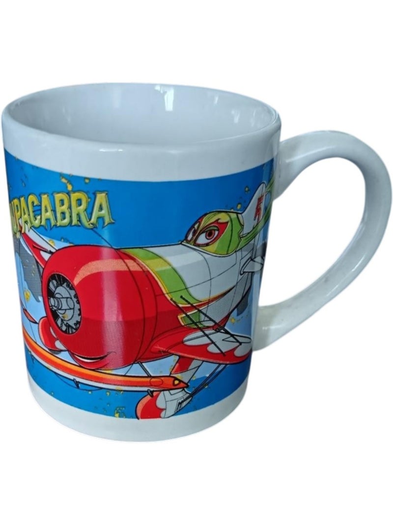 Mug en céramique décoré Planes Dusty et Chupacabra 8 cm Bleu - Kiabi