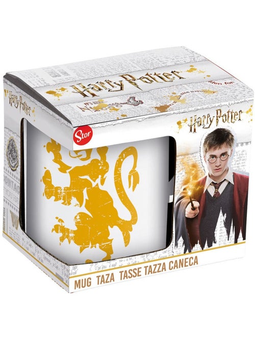 Mug en céramique Harry Potter 325 ml avec visuel doré en boîte cadeau - Kiabi
