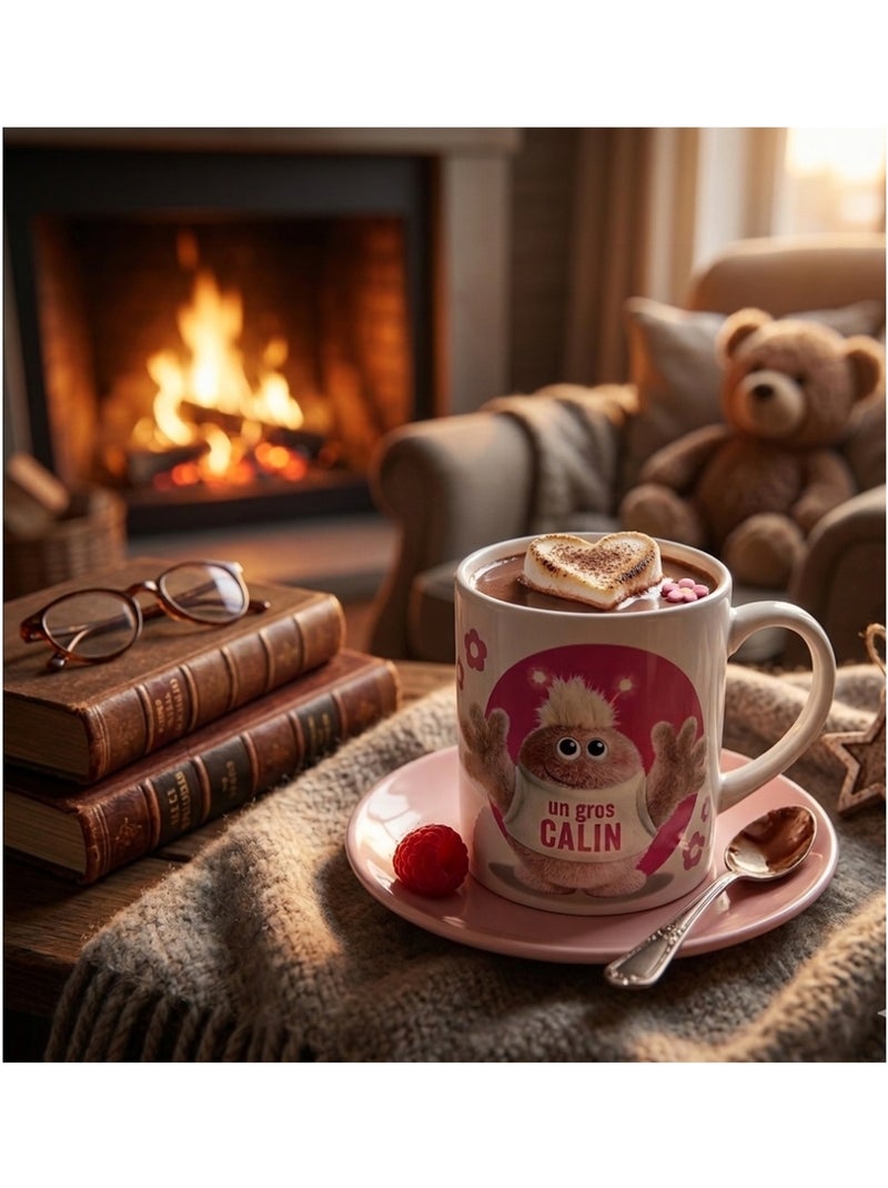 Mug en céramique Hugmeez Juste pour toi un calin Blanc - Kiabi