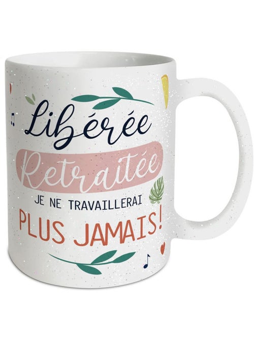 Mug en céramique imprimé retraitée, 320 ml – Libéré retraitée - Kiabi