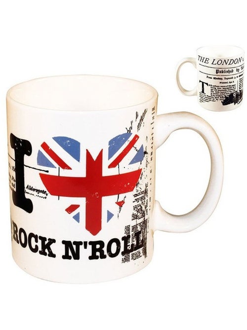 Mug en céramique La boutique des toons – Union Jack Rock N’ROLL - Kiabi Mug en céramique La boutique des toons – Union Jack Rock N’ROLL - Kiabi