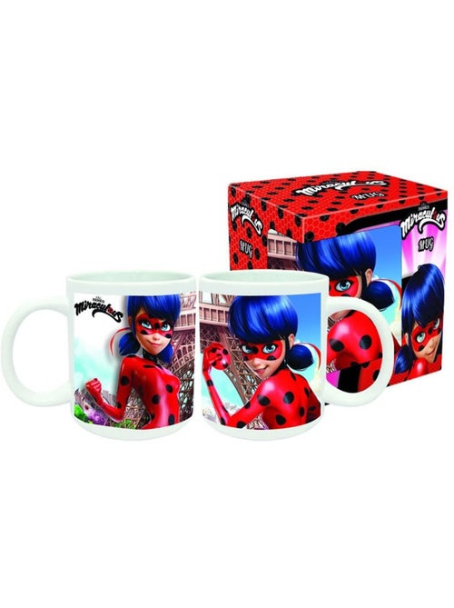 Mug en céramique 'Ladybug' 9 cm – Coffret cadeau Miraculous - Kiabi