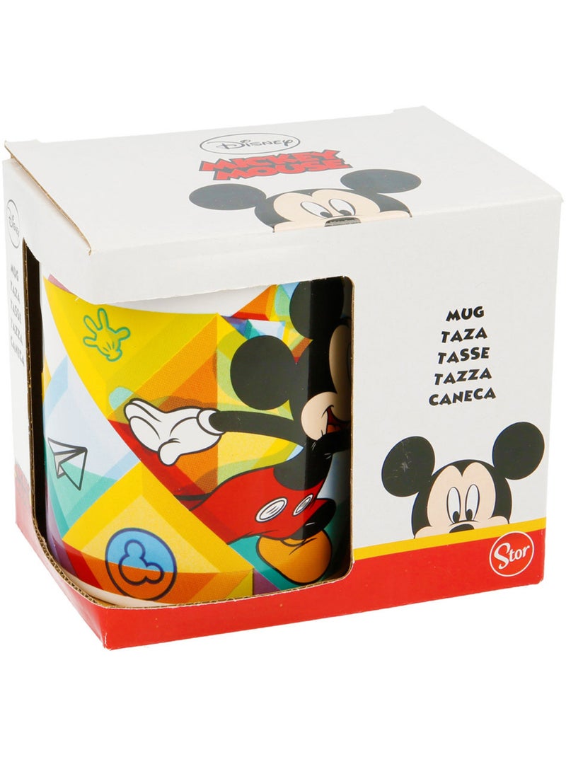 Mug en céramique 'Mickey & Friends' – Motif décoratif géométrique – Stor Multicolore - Kiabi