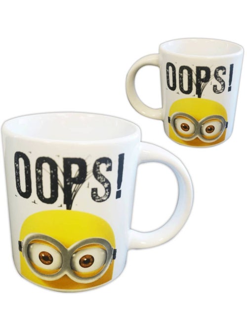 Mug en céramique 'Minions' OOPS! 220 ml compatible micro-ondes Minions - Kiabi Mug en céramique 'Minions' OOPS! 220 ml compatible micro-ondes Minions - Kiabi