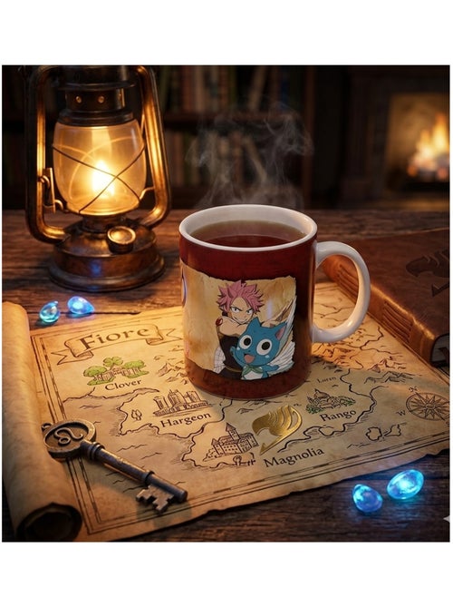 Mug en céramique Natsu, Lucy et Happy Fairy trail 9 cm - Kiabi Mug en céramique Natsu, Lucy et Happy Fairy trail 9 cm - Kiabi