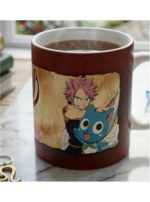 Mug en céramique Natsu, Lucy et Happy Fairy trail 9 cm - Kiabi Mug en céramique Natsu, Lucy et Happy Fairy trail 9 cm - Kiabi