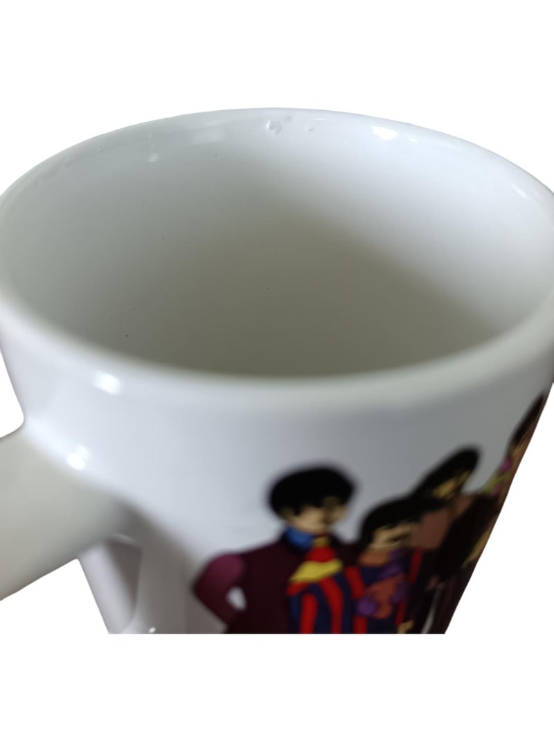 Mug en céramique The Beatles it's all in the mind y'know 9 cm Blanc - Kiabi