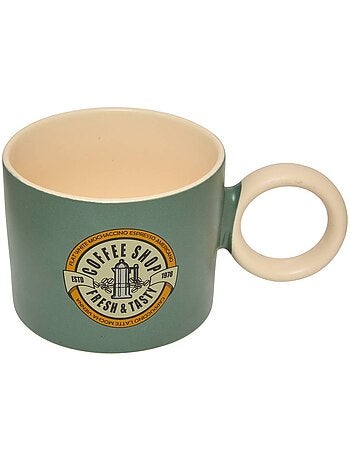 Mug en grès anse ronde 360ml CENTRAL PARK