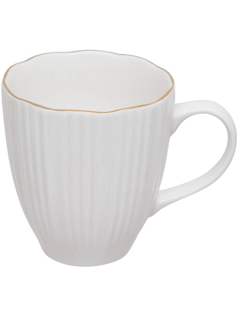 Mug en porcelaine DAPHNE Blanc - Kiabi