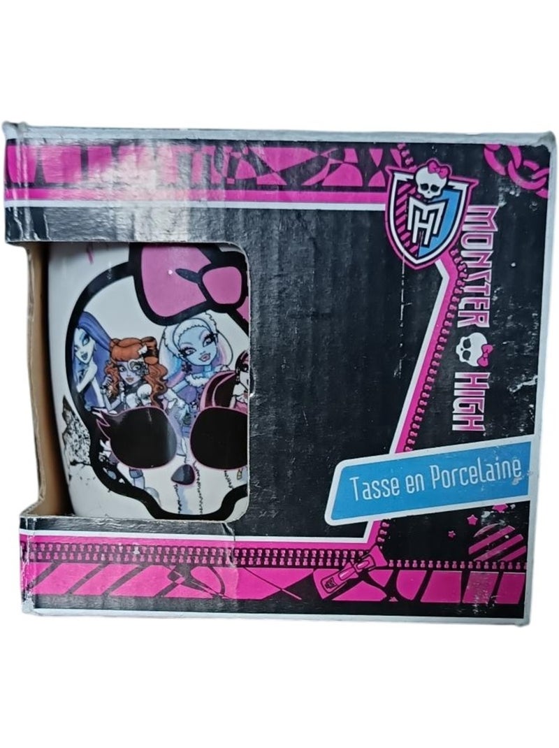 Mug en porcelaine ovale Monster High 10 cm Blanc - Kiabi