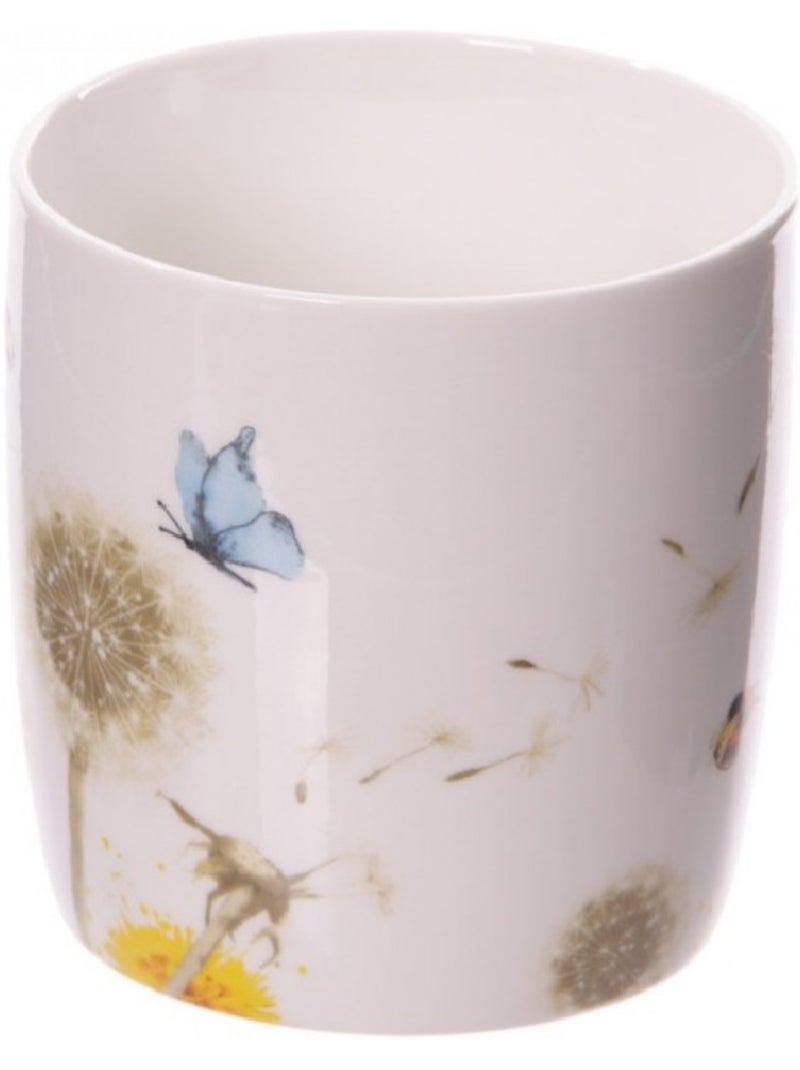Mug en porcelaine Pissenlits Collection Jan Pashley Blanc - Kiabi