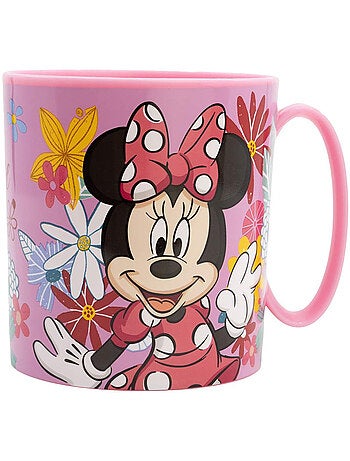 Mug enfant Minnie Mouse en PVC 350 ml – micro-ondes et sans BPA