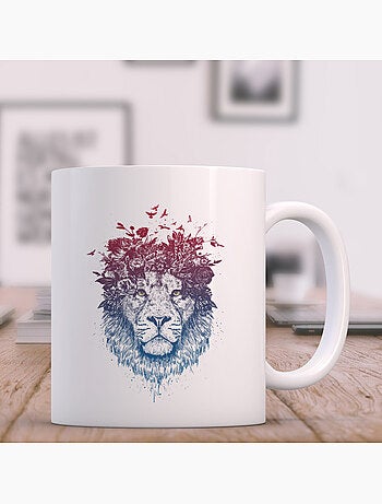 Mug FLORAL LION